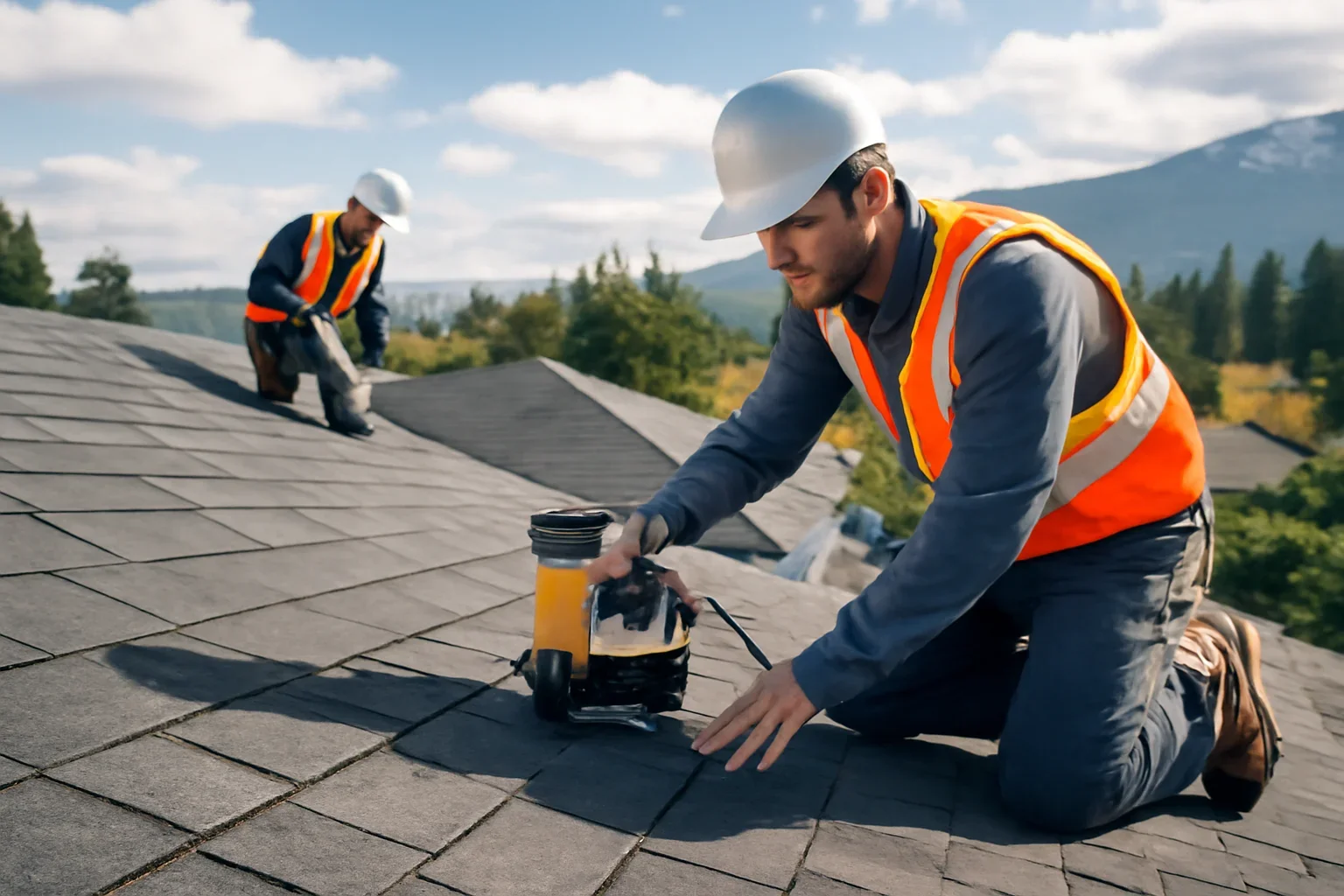 Terms of Use shown through professional roofing work